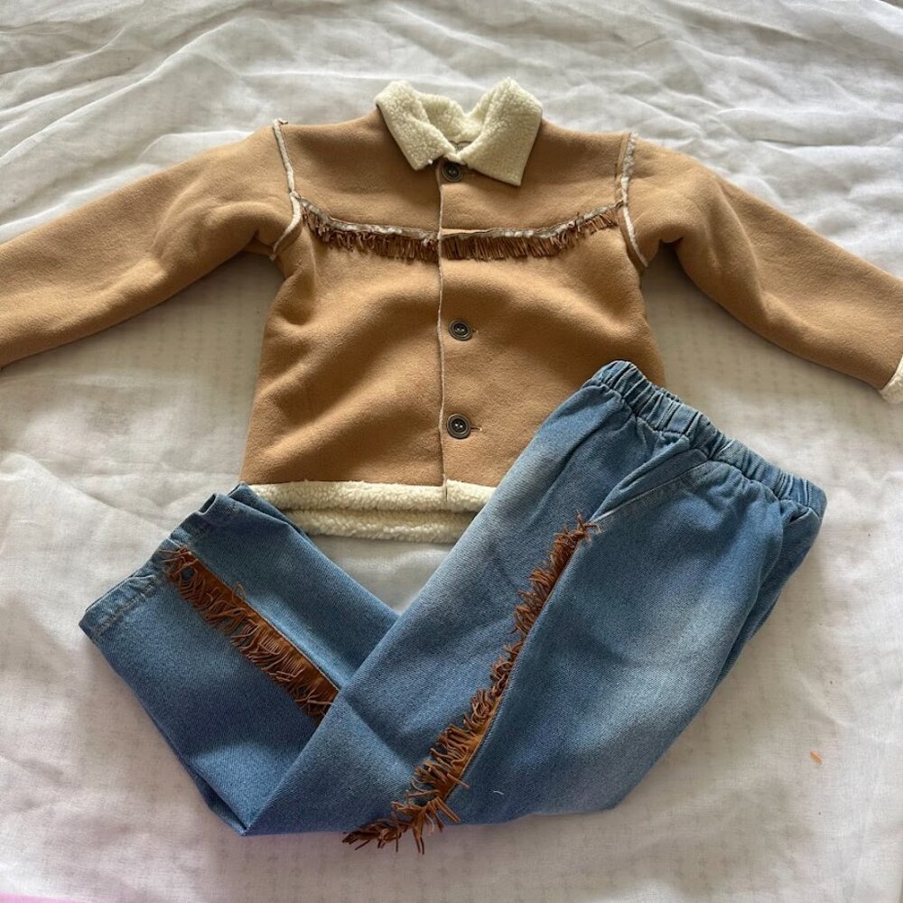 CachCach Tan Cowboy Jacket  SET SIZE 4